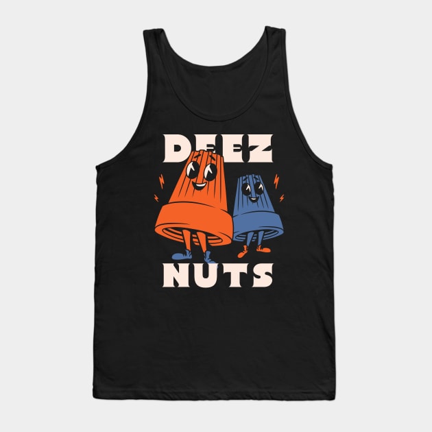 DEEZ NUTS | Funny wire connectors Electrician meme Tank Top by anycolordesigns